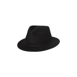 NEW FIELDSTONE men's maestro fedora hat in black